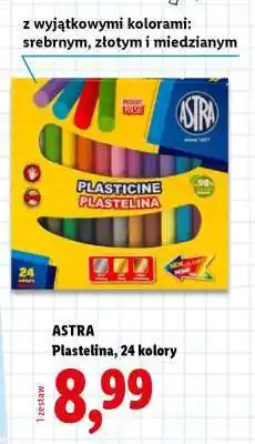 Lidl ASTRA Plastelina, 24 kolory oferta