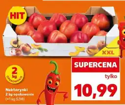 Kaufland Nektarynki 2 kg opakowanie oferta