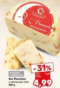 Kaufland Ser Pecorino z czerwonym chili 100 g oferta