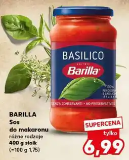 Kaufland BARILLA Sos do makaronu oferta