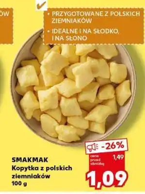 Kaufland SMAKMAK Kopytka z polskich ziemniaków 100 g oferta