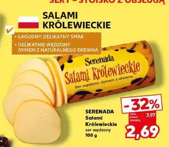 Kaufland SERENADA Salami Królewieckie ser wędzony 100 g oferta