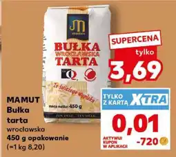 Kaufland MAMUT Bułka tarta wrocławska 450 g opakowanie (=1 kg 8,20) oferta