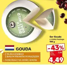 Kaufland Ser Gouda z mleka koziego 100 g oferta