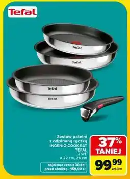 Carrefour Zestaw patelni z odpinaną rączką oferta