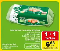 Carrefour Świeże jaja z wolnego wybiegu oferta