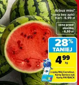 Carrefour Arbuz mini oferta