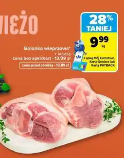 Carrefour Golonka wieprzowa z kością oferta