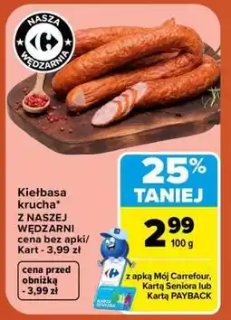 Carrefour Kiełbasa Krucha oferta