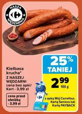 Carrefour Kiełbasa Krucha oferta