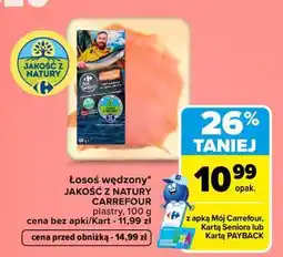 Carrefour łosoś wędzony oferta