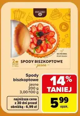 Carrefour Spody biszkoptowe oferta