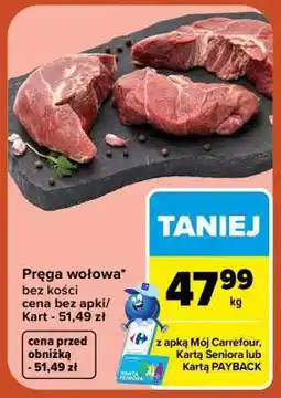 Carrefour Pręga wołowa oferta