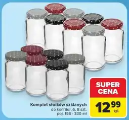 Carrefour Komplet słoików szklanych oferta