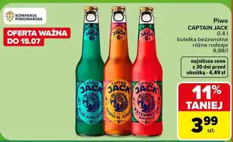 Carrefour Piwo Captain Jack oferta