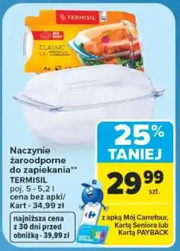 Carrefour Naczynie żaroodporne do zapiekania TERMISIL oferta