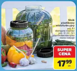 Carrefour Słoik plastikowy wielofunkcyjny oferta