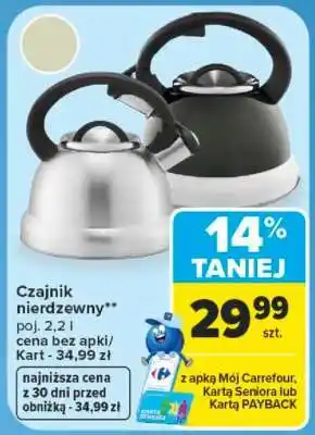 Carrefour Czajnik nierdzewny oferta