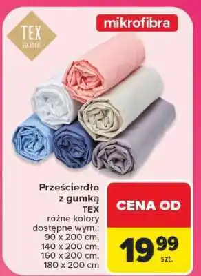Carrefour Prześcieradło z gumką oferta