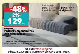 Biedronka Poduszka ergonomiczna Axis G lub Axis W oferta