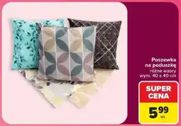 Carrefour Poszewka na poduszkę oferta