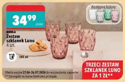 Biedronka Zestaw szklanek Luno oferta