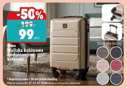 Biedronka WINGS Walizka kabinowa z odpinanymi kółkami oferta