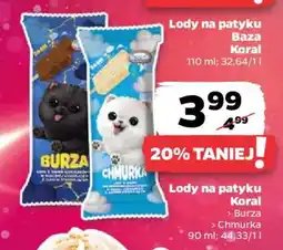 Netto Lody na patyku Baza Koral oferta