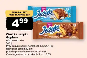 Netto Ciastka Jeżyki Goplana oferta