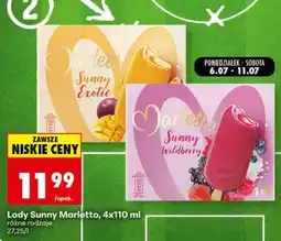 Biedronka Lody Sunny Marletto, 4x110 ml oferta