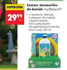 Biedronka Zestaw akcesoriów do baniek mydlanych oferta
