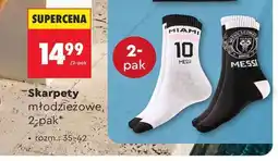 Biedronka Skarpety młodzieżowe, 2-pak oferta