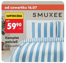Biedronka Komplet pościeli z bawełny oferta
