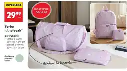 Biedronka Torba lub plecak oferta