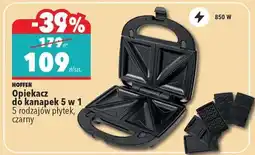 Biedronka Opiekacz do kanapek 5 w 1 oferta