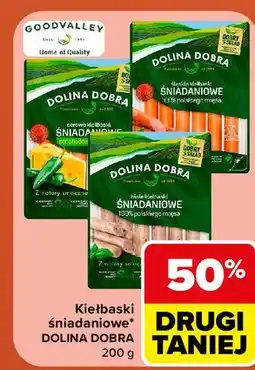 Carrefour Kiełbaski śniadaniowe Dolina Dobra oferta