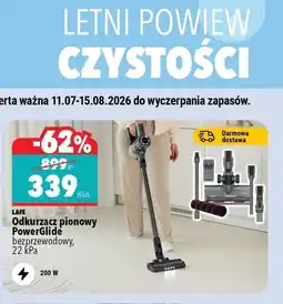 Biedronka Lafe Odkurzacz pionowy PowerGlide bezprzewodowy, 22 kPa oferta