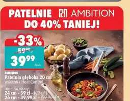 Biedronka Patelnia głęboka 20 cm Ambition oferta