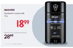 Rossmann Dezodorant w sztyfcie Masveri Sigma Urban Cologne oferta