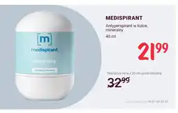 Rossmann Antyperspirant w kulce Medispirant mineralny oferta