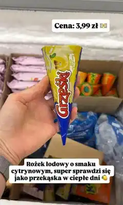 Dino Lody rożek Grześki smak cytrynowy oferta