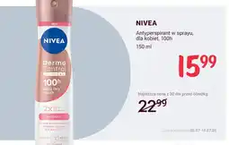 Rossmann Antyperspirant w sprayu dla kobiet Nivea Derma Control Clinical 100h oferta