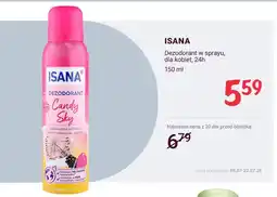 Rossmann Dezodorant w sprayu dla kobiet Isana Candy Sky oferta