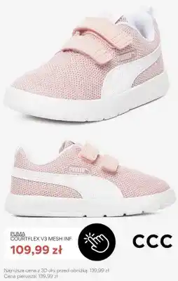 Buty dziecięce Puma Courtflex V3 Mesh Inf