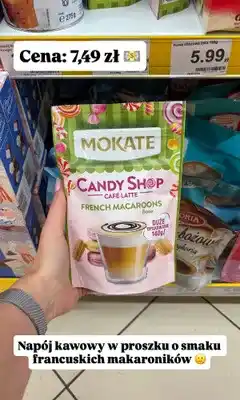 Dino Napój kawowy Mokate Candy Shop Café Latte French Macaroons oferta