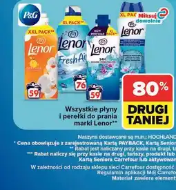 Carrefour Wszystkie płyny i perełki do prania marki Lenor oferta