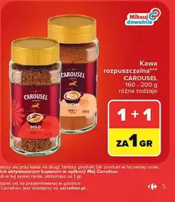 Carrefour Kawa rozpuszczalna Carousel oferta