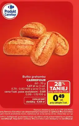 Carrefour Bułka grahamka CARREFOUR oferta