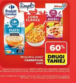 Carrefour Wszystkie płatki Carrefour, Simpl oferta