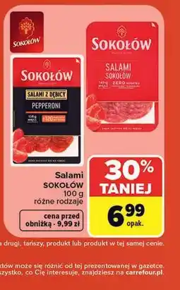 Carrefour Salami Sokołów oferta